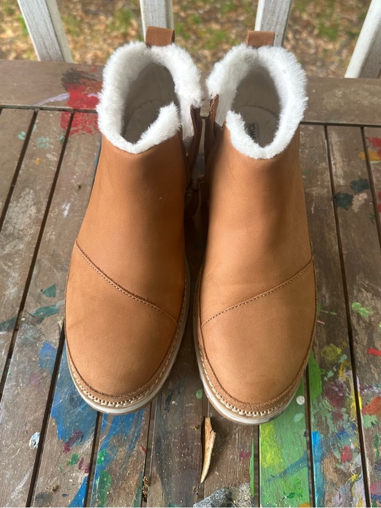 Toms Shoes - Toms Marlo Water Resistant Leather Ankle Boot